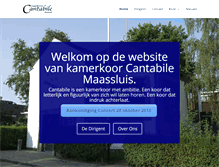 Tablet Screenshot of koorcantabilemaassluis.nl